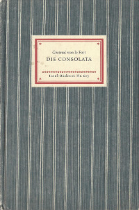 "Die Consolata" - Gertrud von le Fort